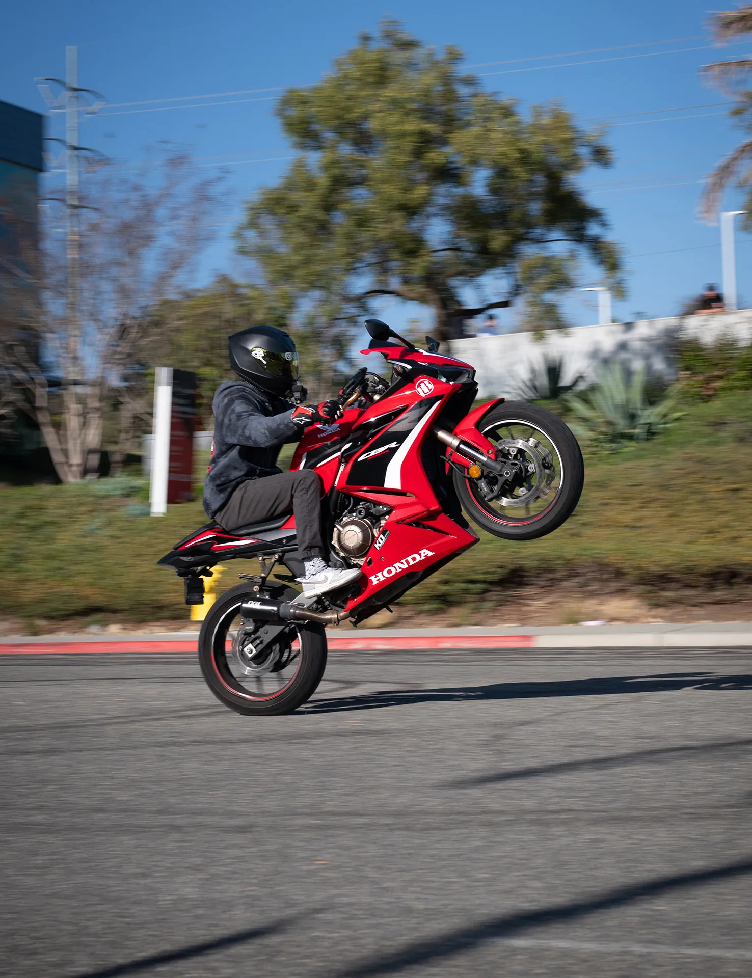 Motorcycle Wheelie