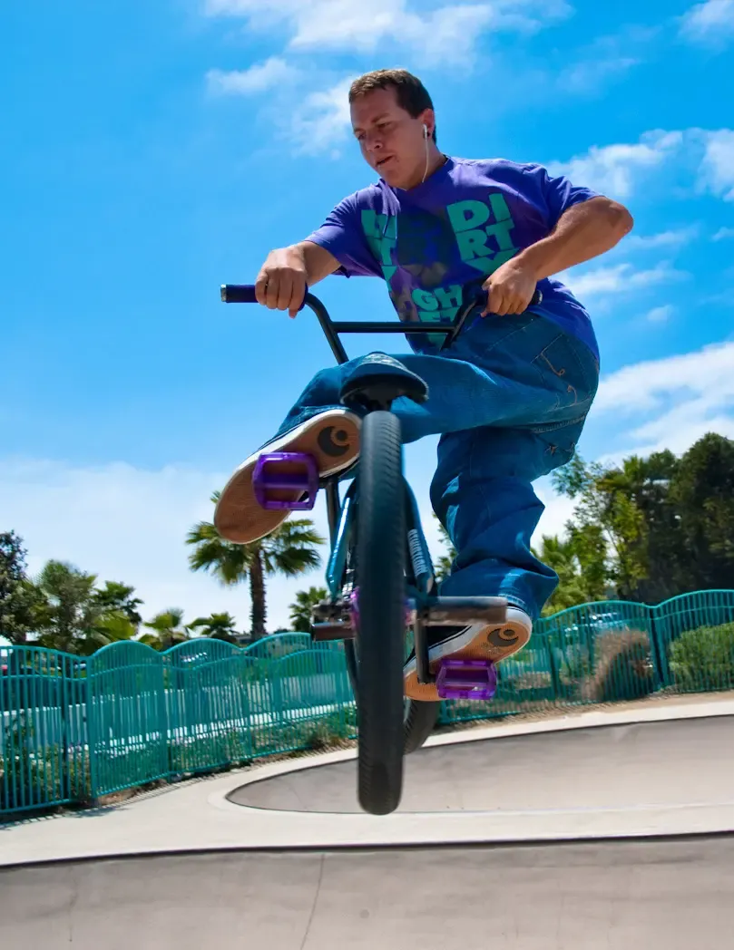 BMX Rider - Ocean Beach - Photo by Josh Utley